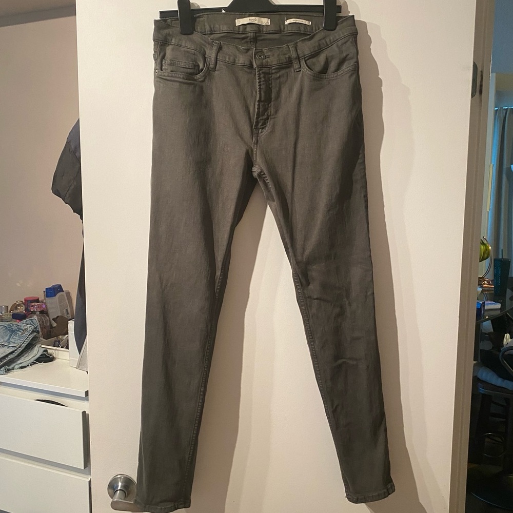 Dark grey slim fit jeans